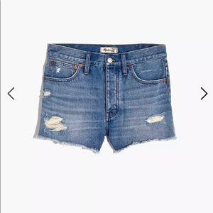 Madewell Relaxed Denim Shorts, size 24, NWT